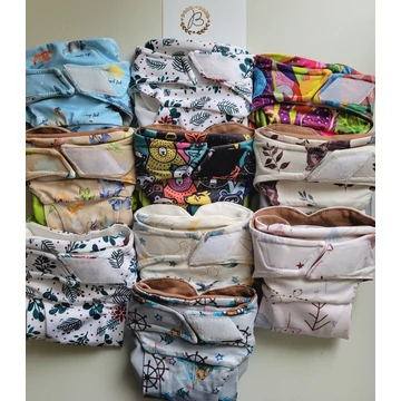 BRILUS csónakos mosható pelenka csomag- XS méret- újszülött- 2700 g- 4000 g-ig ajánlom- 6 hétre vonatkozik a kölcsönzési idő 