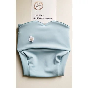 BRILUS  csónakos mosható pelenka - világos mentakék lycra-rendelés leadás végén megjegyzésbe írd a kért méretet és típust! (Combgumis vagy passzés, kivehető vagy belevarrt csónakos legyen)