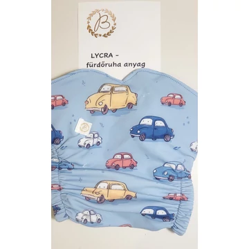 BRILUS  csónakos mosható pelenka - színes autók lycra- Combgumis XM méret (megjegyzésbe jelezd hogy kivehető vagy belevarrt csónakos legyen!