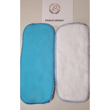 BRILUS mosható kiegészítő pelenkabetét - égkék 6 darabos csomag- polár+ frottír  Xm, L, Xl méretű pelenkába 