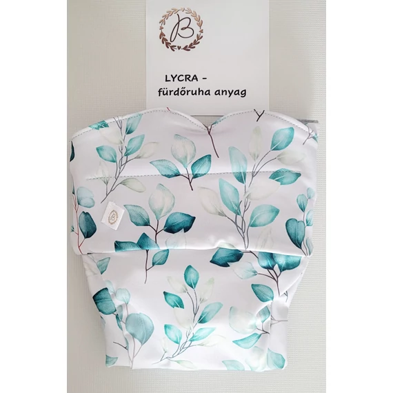 BRILUS  csónakos mosható pelenka - menta levelek lycra-rendelés leadás végén megjegyzésbe írd a kért méretet és típust! (Combgumis vagy passzés, kivehető vagy belevarrt csónakos legyen)