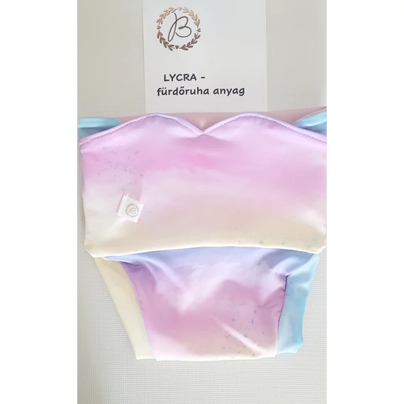 BRILUS  csónakos mosható pelenka - szivárvány lycra-rendelés leadás végén megjegyzésbe írd a kért méretet és típust! (Combgumis vagy passzés, kivehető vagy belevarrt csónakos legyen)