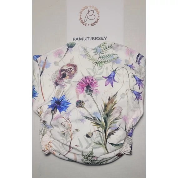 BRILUS  csónakos mosható pelenka - tavaszi virágok pamutjersey-rendelés leadás végén megjegyzésbe írd a kért méretet és típust! (Combgumis vagy passzés, kivehető vagy belevarrt csónakos legyen)