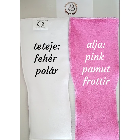 BRILUS mosható pelenkabetét - zorbos- rózsaszín L